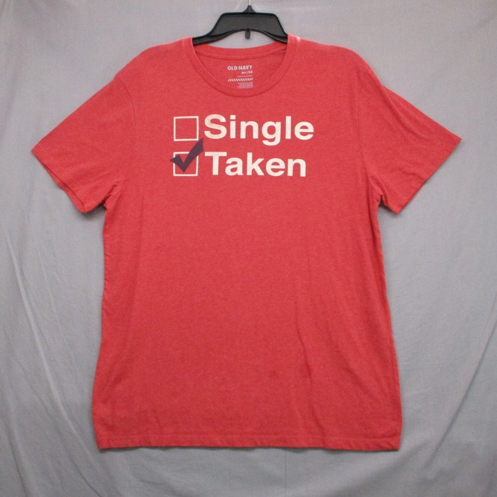 Old Navy  Short Sleeve T-Shirt Red Men Size‎ | L